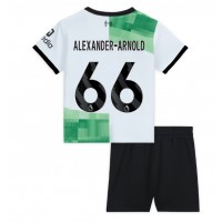 Camisa de time de futebol Liverpool Alexander-Arnold #66 Replicas 2º Equipamento Infantil 2023-24 Manga Curta (+ Calças curtas)